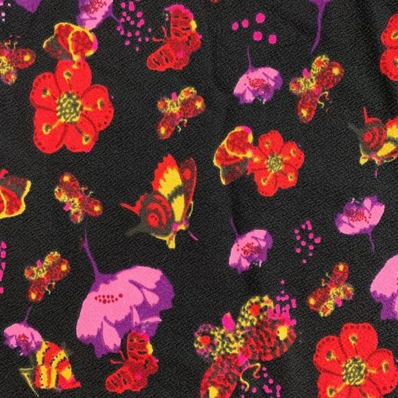 LuLaRoe Pencil Skirt sz S Colorful Stretch Cassie Style New NWT Floral Flowers - Picture 2 of 4